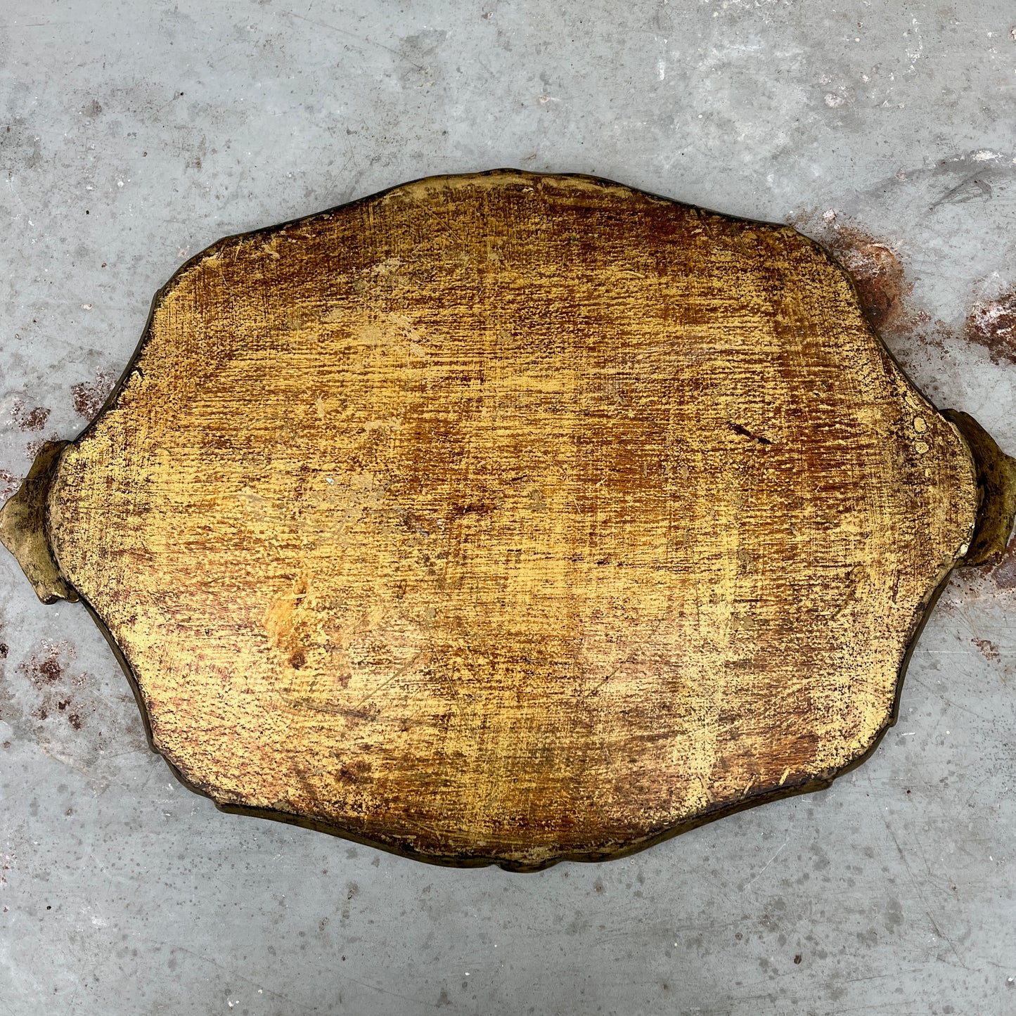 Large Vintage Florentine Tray