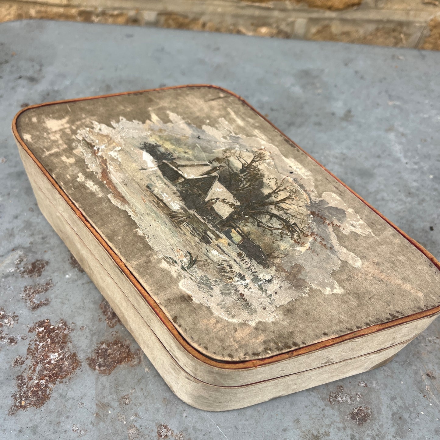 Vintage Silk Box