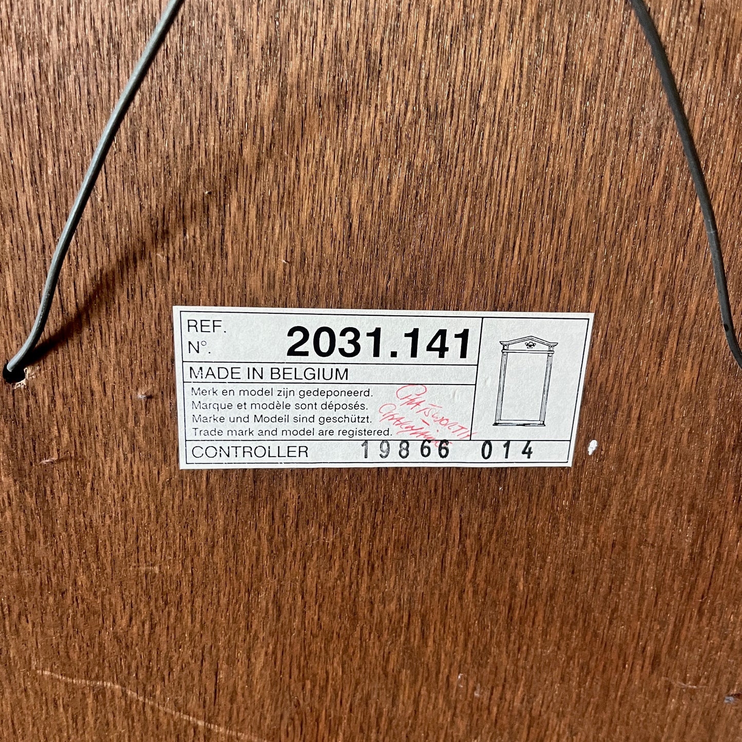 Vintage Belgium Mirror