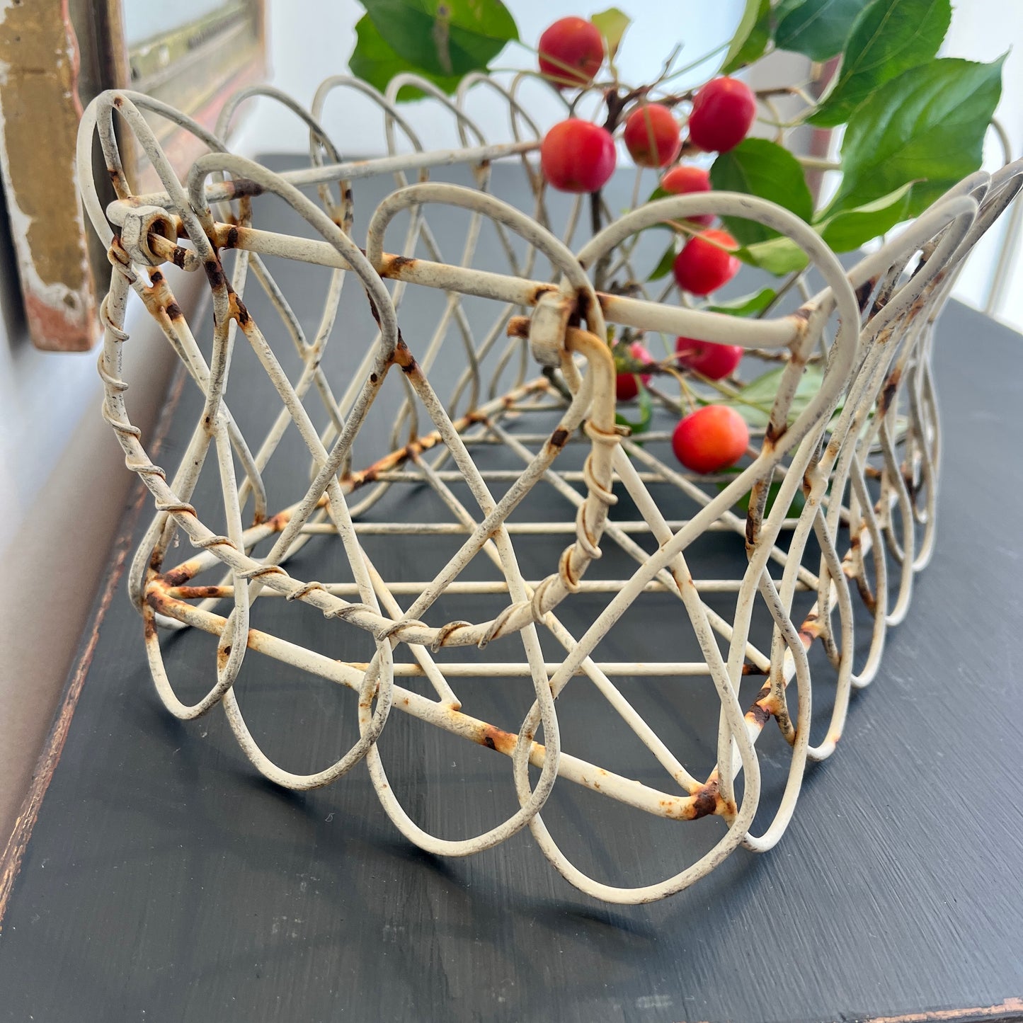 Vintage Wire Basket