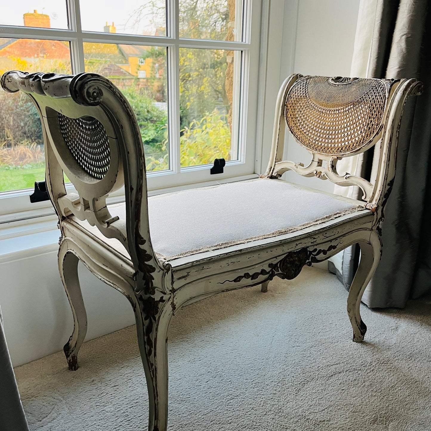 19th century French window seat