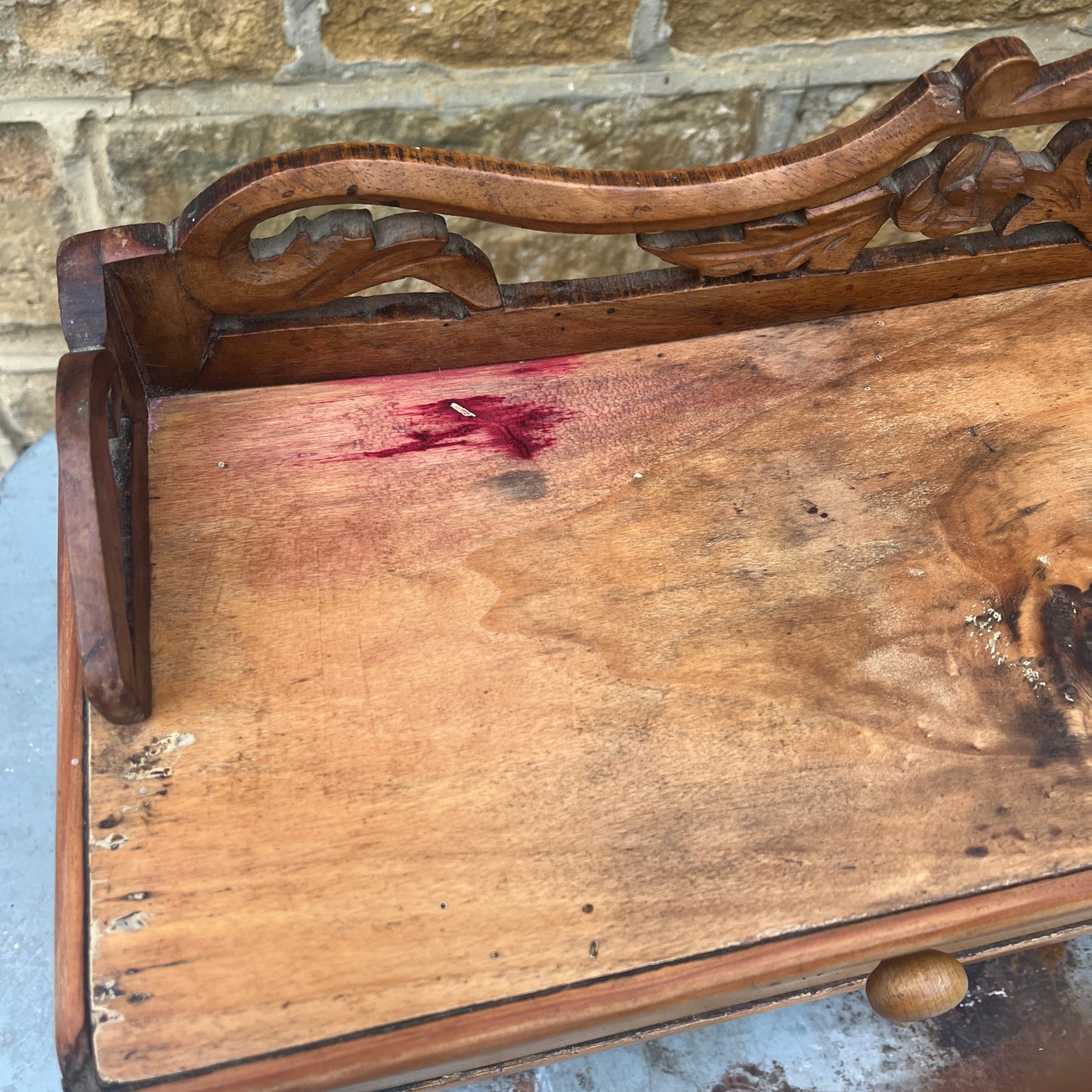 Antique Victorian Pine Box with drawers