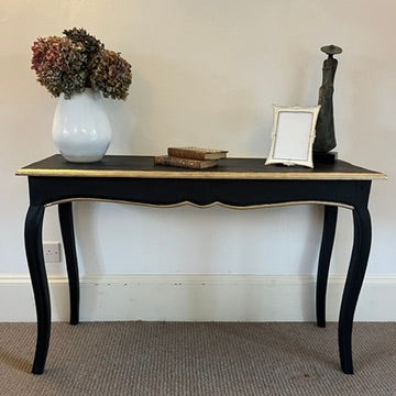 Black & Gold Console Table