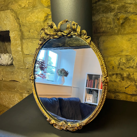 Antique gilded mirror