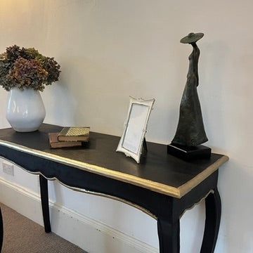 Black & Gold Console Table