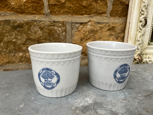 French vintage marmalade pots