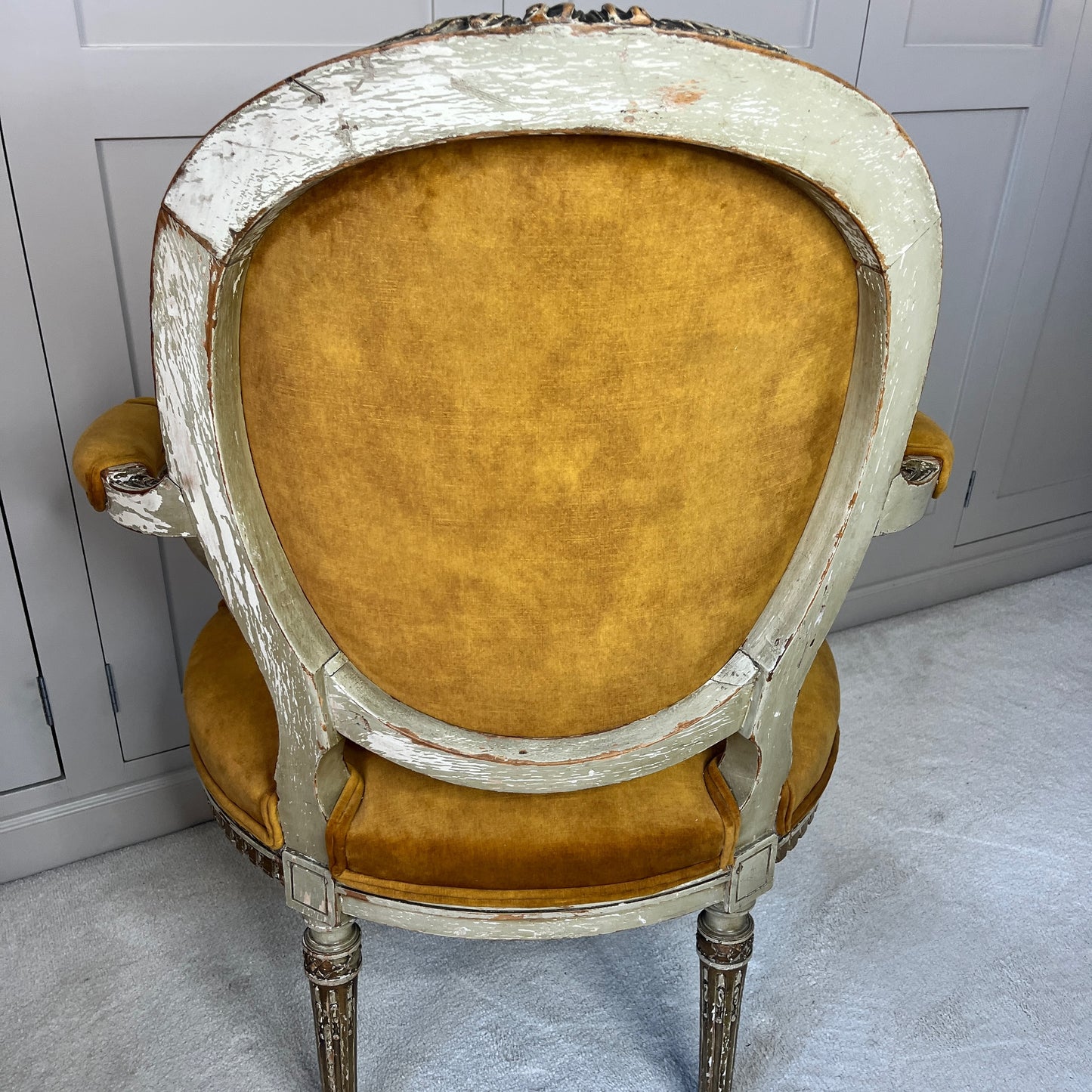 Pair of Antique French Louis Philippe Style Fauteuils