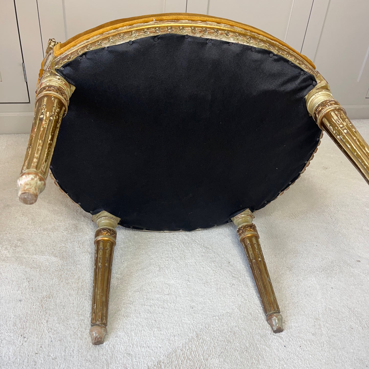 Pair of Antique French Louis Philippe Style Fauteuils