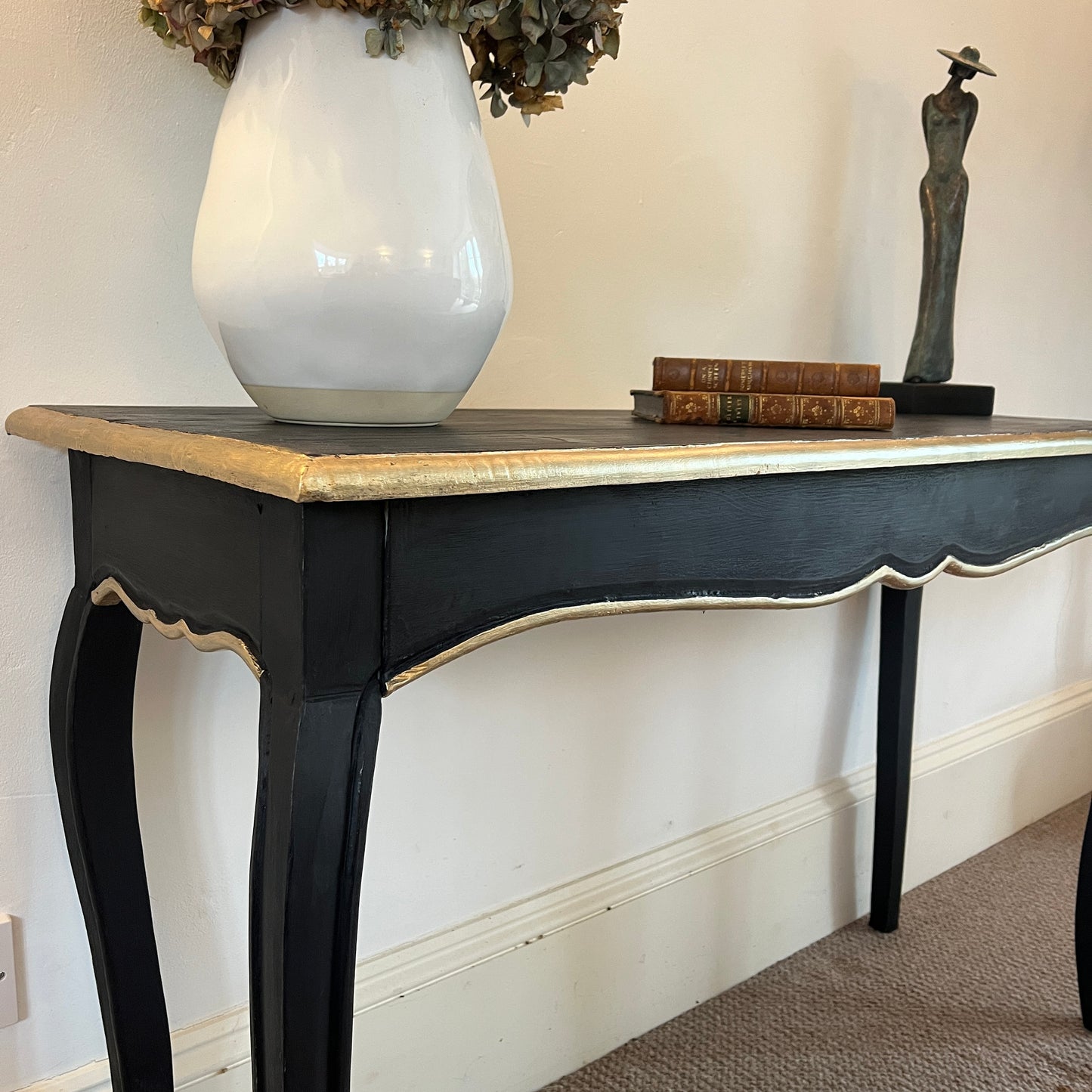 Black & Gold Console Table