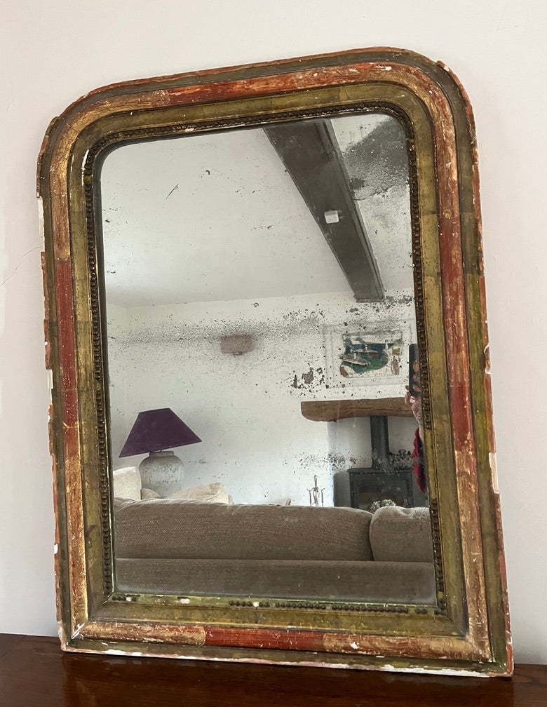 Antique French Louis style mirror