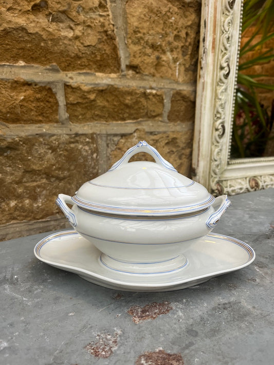 French vintage sauce boat