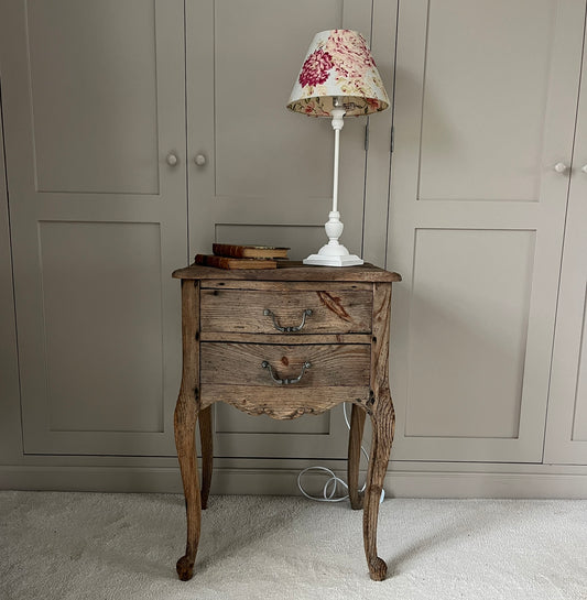 Rustic bedside table