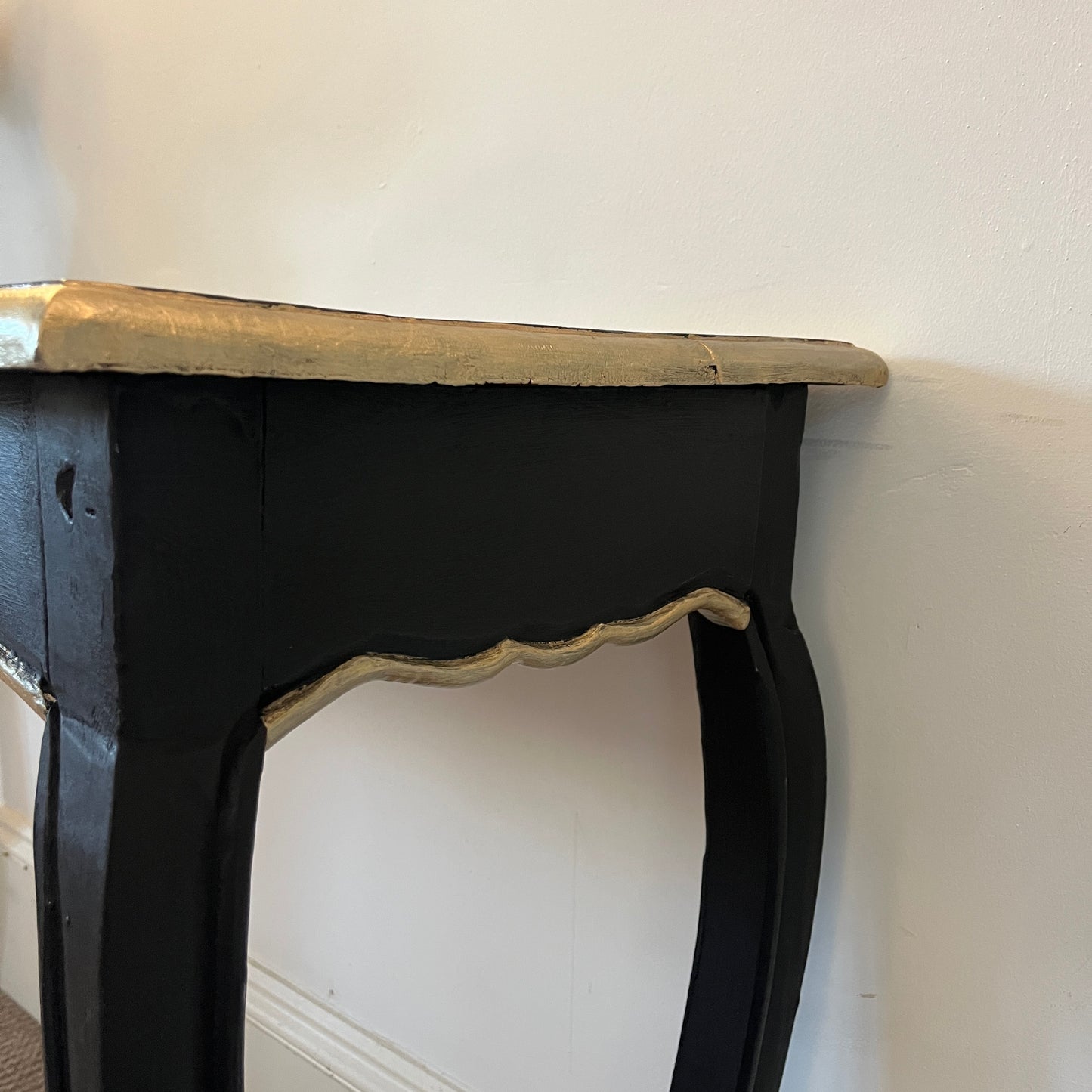 Black & Gold Console Table