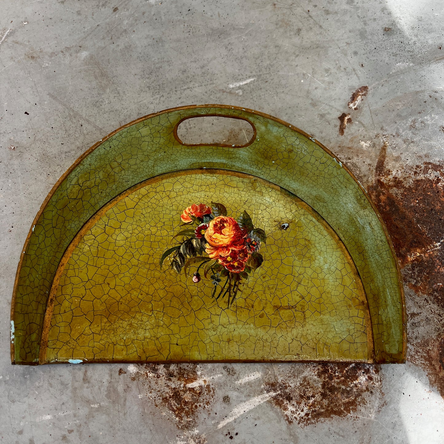 Vintage Florentine Table Cloth Sweeper