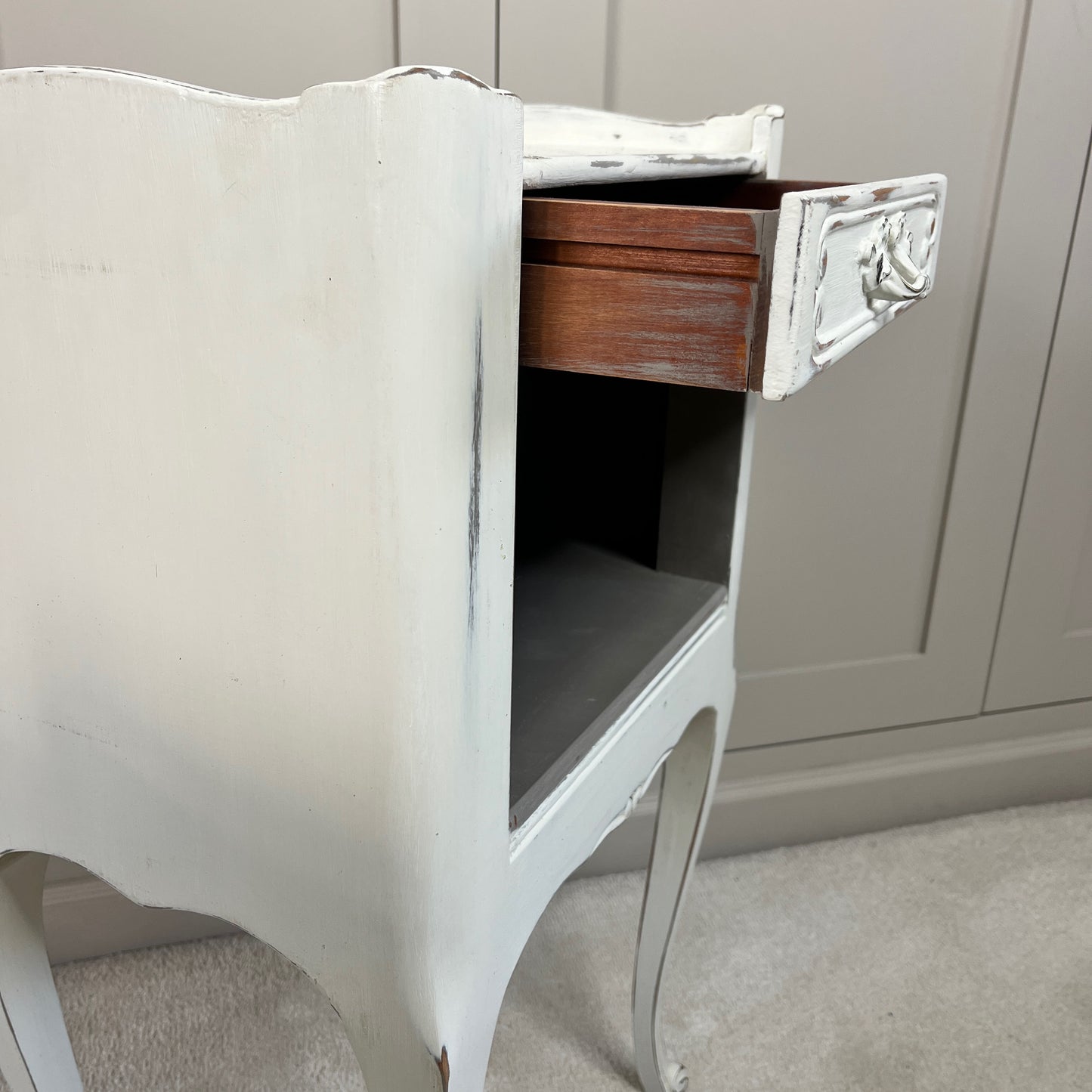 A Pair of Vintage French Bedside Tables