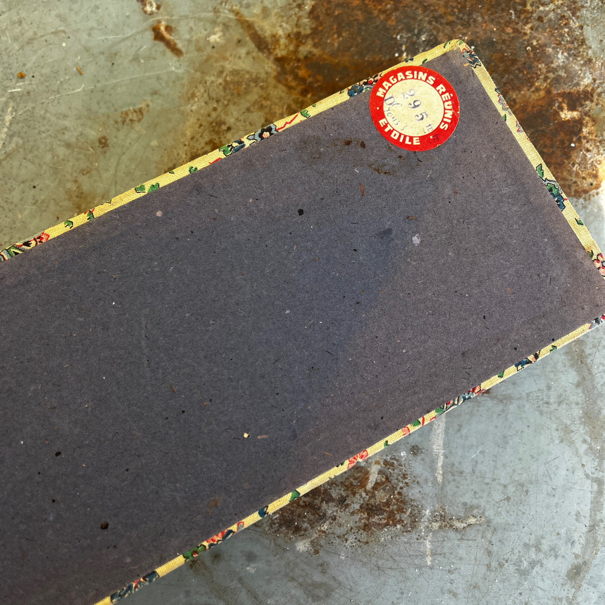 A Vintage French Fabric Covered Storage Box (Copy)