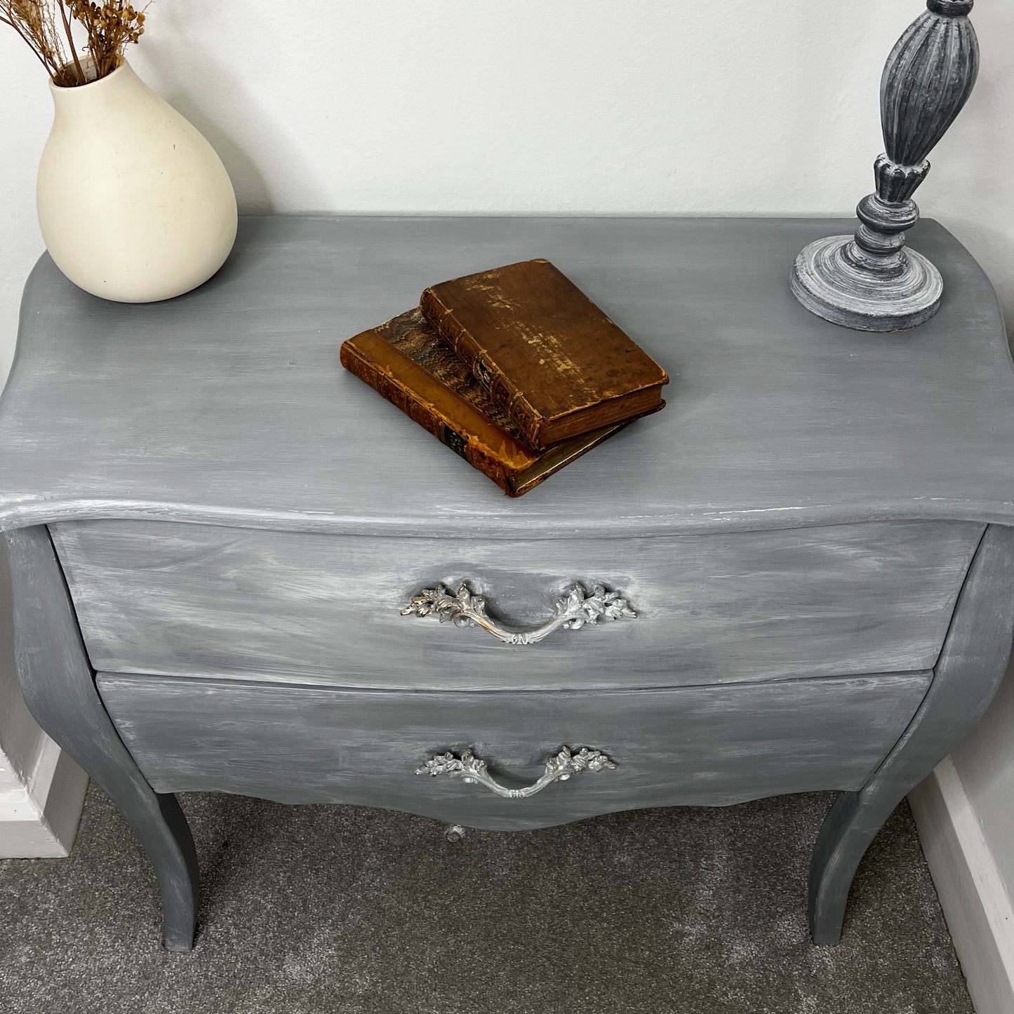 Vintage Bow-fronted Chest of Drawers