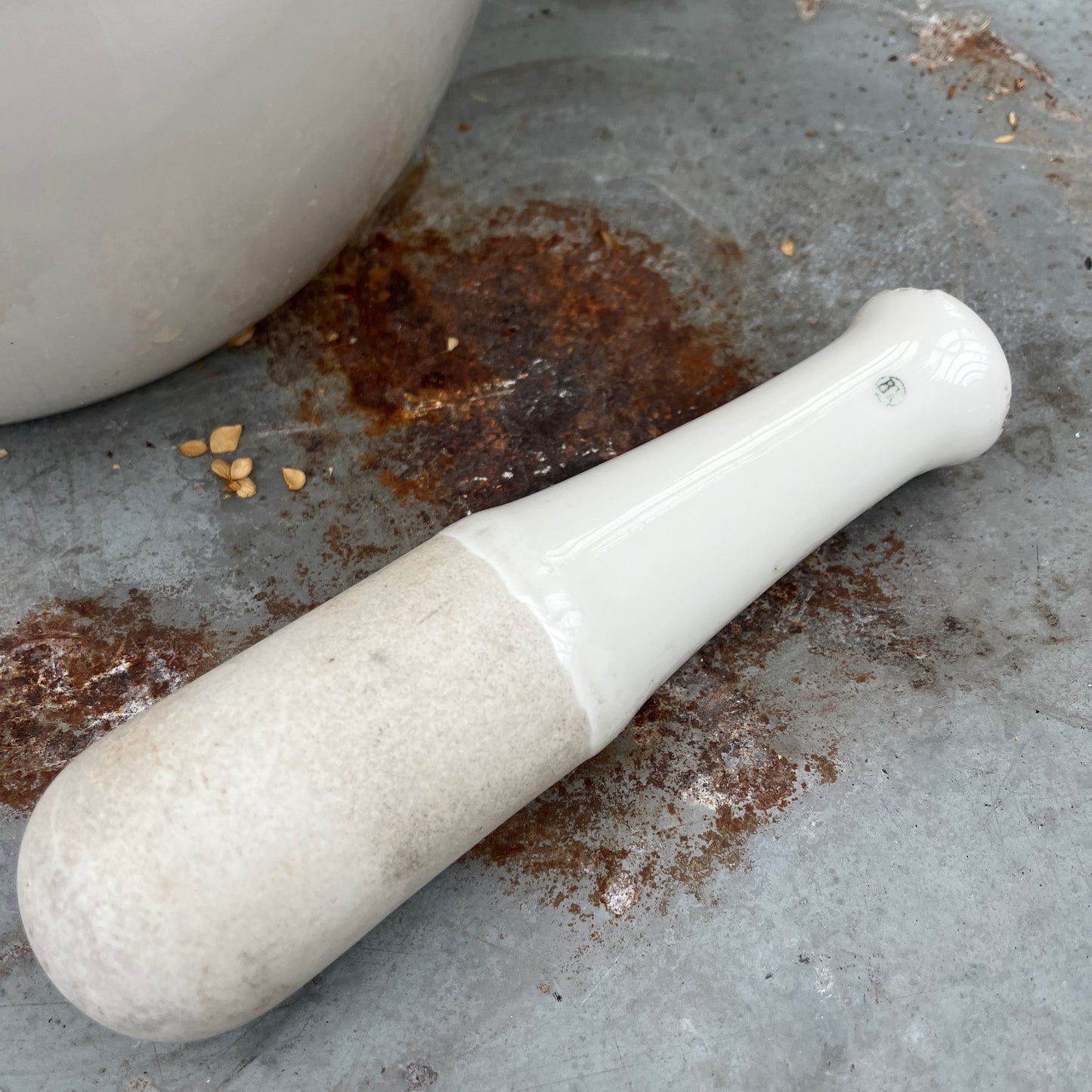 Very Large Vintage Pestle & Mortar by Coors USA