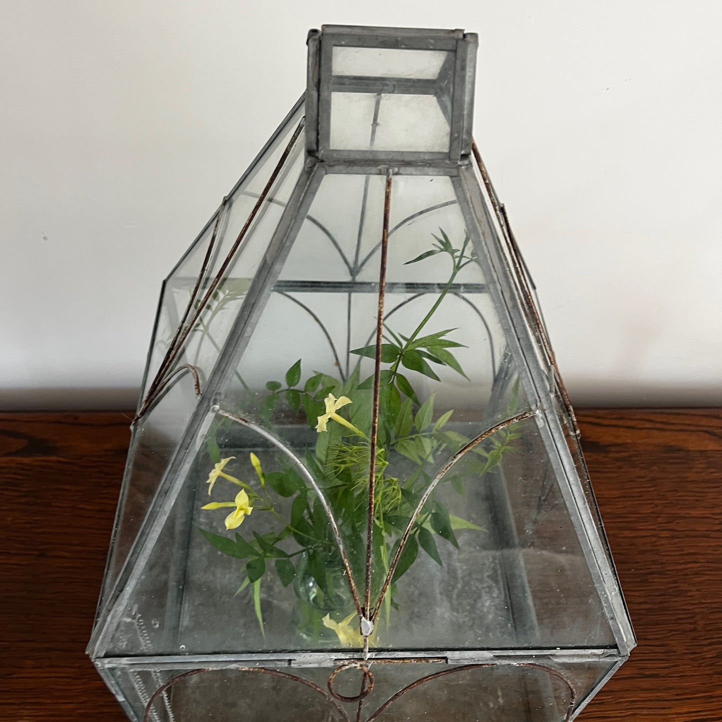 Vintage-Style Greenhouse Terrarium