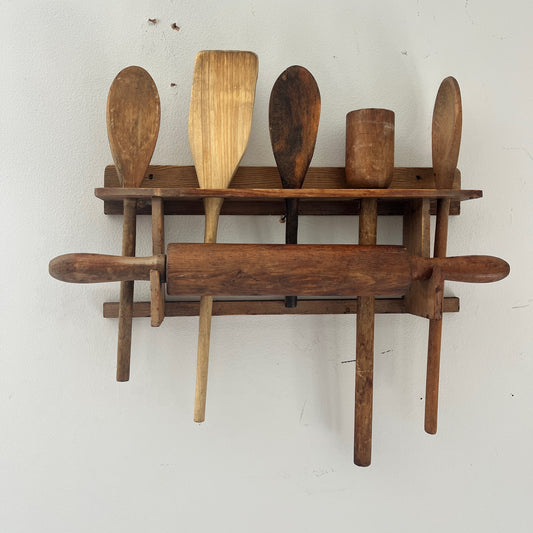 Vintage Utensil Rack