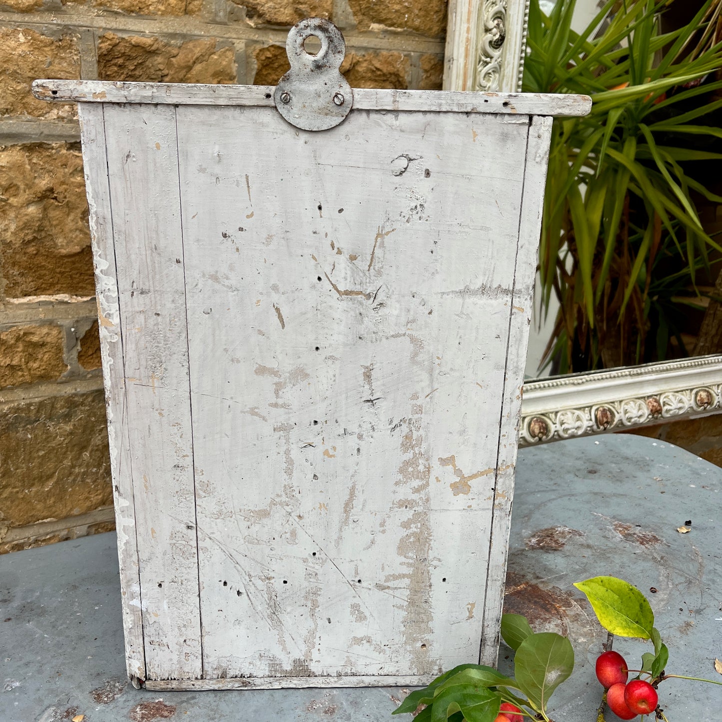 Vintage Cupboard with Green Drawers inside