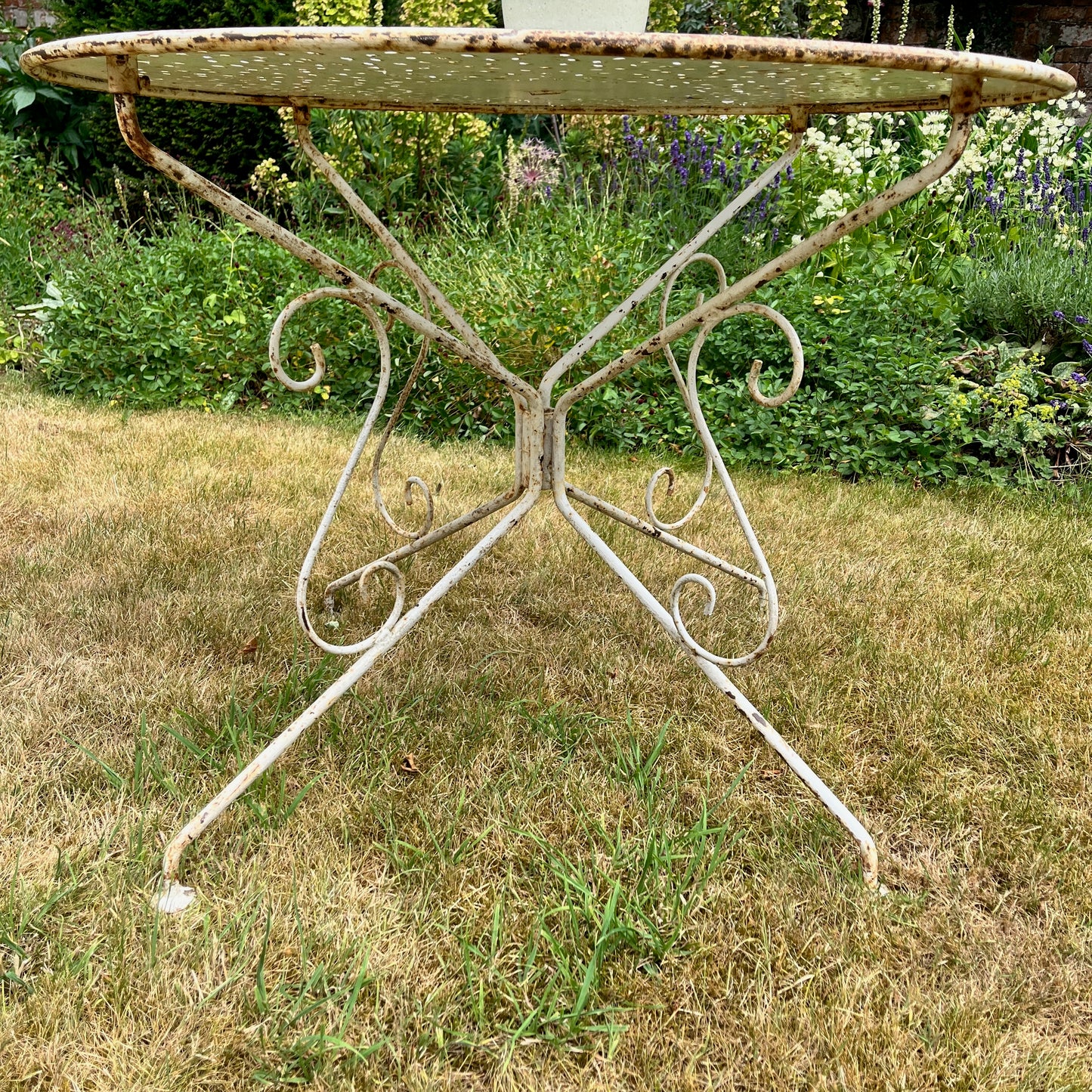 Vintage French Bistro Set - White