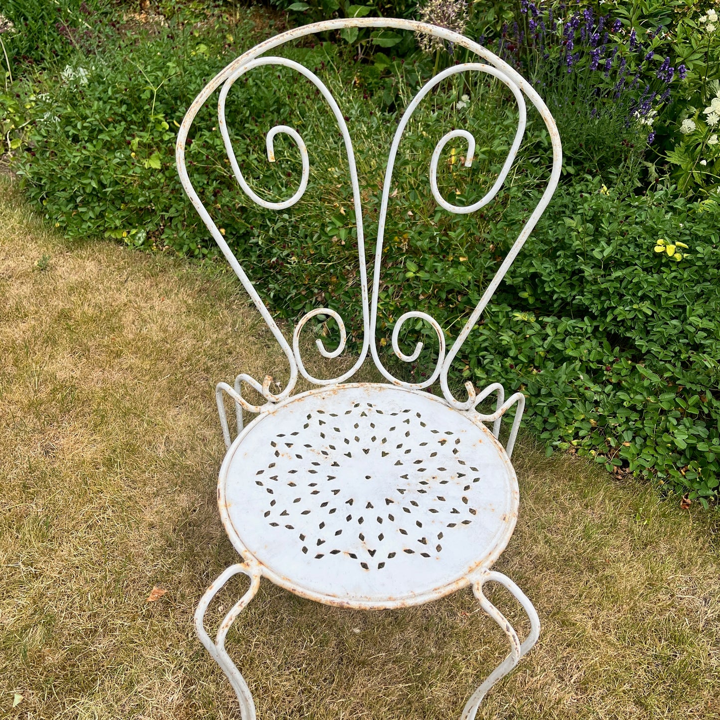 Vintage French Bistro Set - White