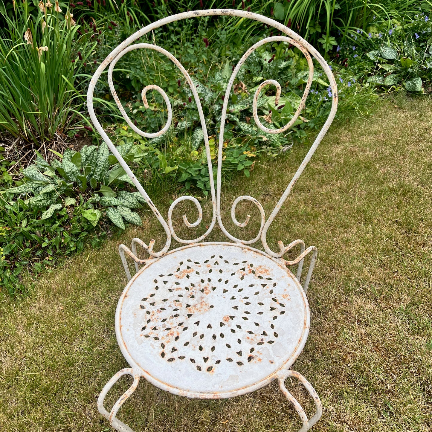 Vintage French Bistro Set - White